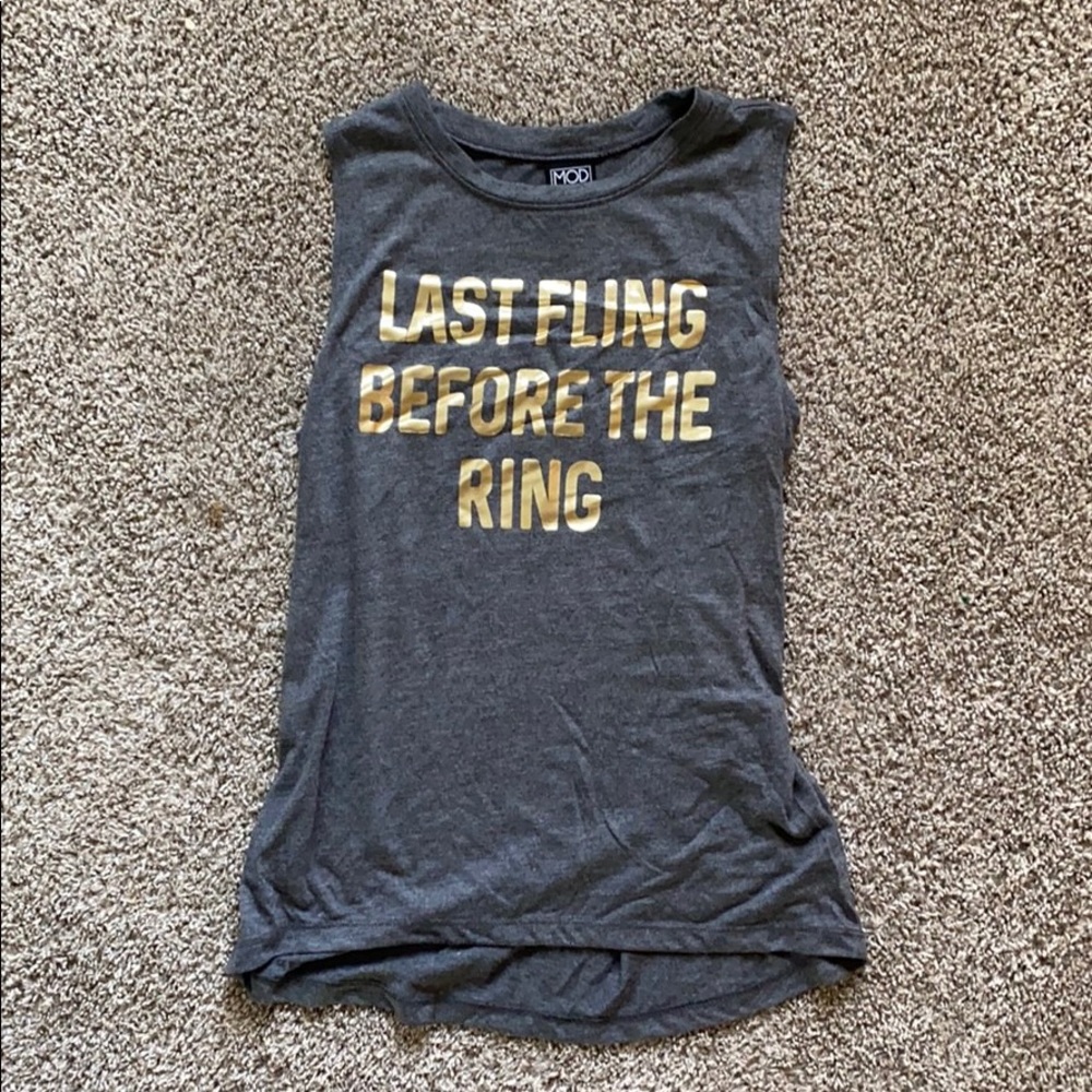 Wedding tank top